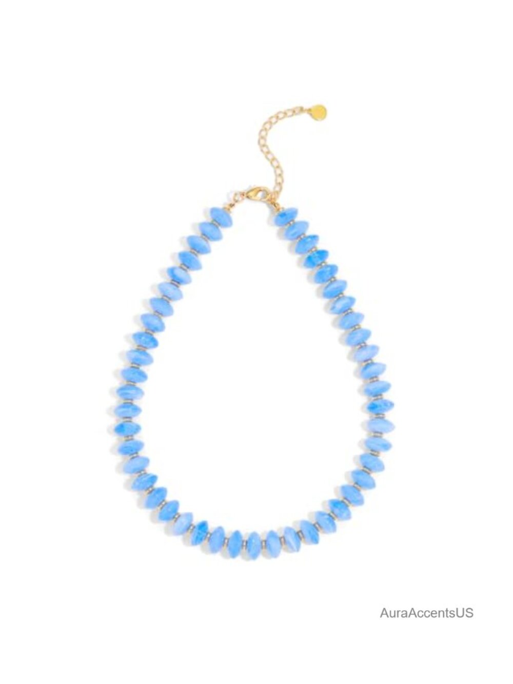 Acrylic Beaded Necklace Woman Chunky Statement Strand Jewelry